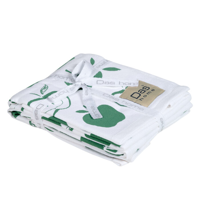 DAS HOME ΣΕΤ ΠΟΤΗΡΟΠΑΝΑ 2ΤΜΧ 40Χ60 0739 GREEN, WHITE DAS HOME - Image 2