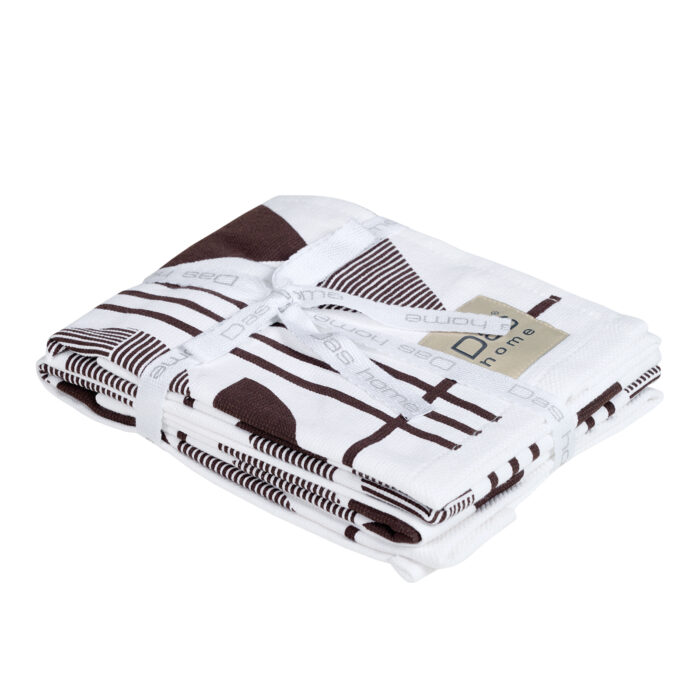 DAS HOME ΣΕΤ ΠΟΤΗΡΟΠΑΝΑ 2ΤΜΧ 40Χ60 0740 GREY, WHITE DAS HOME - Image 2