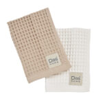 DAS HOME ΣΕΤ ΠΟΤΗΡΟΠΑΝΑ 2ΤΜΧ 40Χ60 0800 BEIGE, IVORY DAS HOME - Image 2