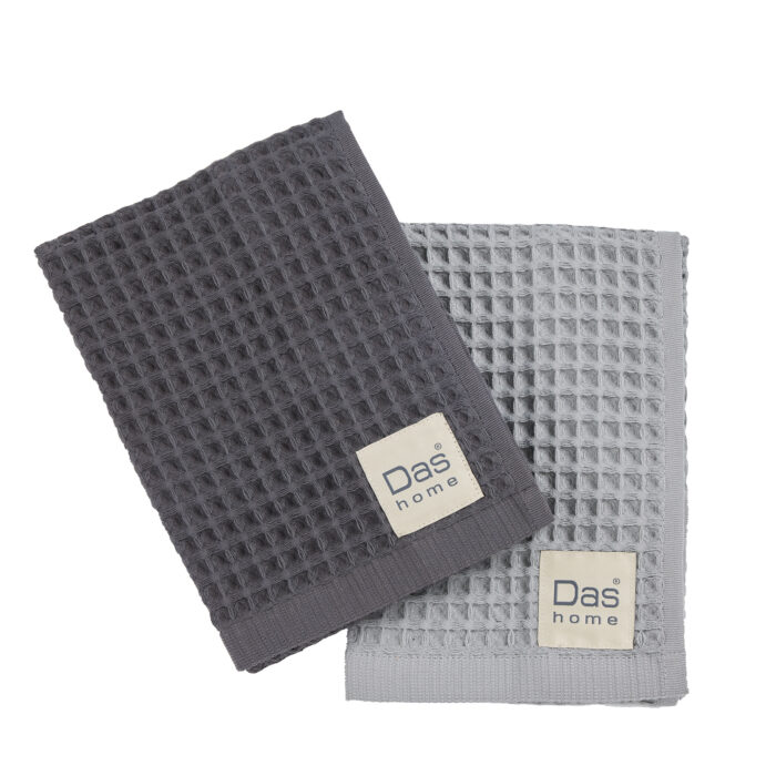 DAS HOME ΣΕΤ ΠΟΤΗΡΟΠΑΝΑ 2ΤΜΧ 40Χ60 0801 GREY DAS HOME - Image 2