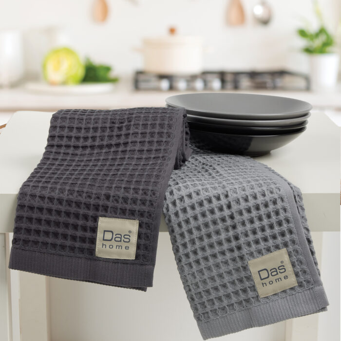 DAS HOME ΣΕΤ ΠΟΤΗΡΟΠΑΝΑ 2ΤΜΧ 40Χ60 0801 GREY DAS HOME - Image 3