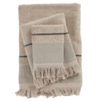 DAS HOME ΣΕΤ ΠΕΤΣΕΤΕΣ 3ΤΕΜΑΧΙΩΝ BEST 0842 TAUPE DAS HOME
