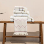 DAS HOME ΣΕΤ ΠΕΤΣΕΤΕΣ 3ΤΕΜΑΧΙΩΝ BEST 0870 DUSTY BLUE DAS HOME - Image 3