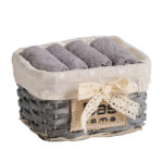 DAS HOME ΣΕΤ ΠΕΤΣΕΤΕΣ 4ΤΕΜΑΧΙΩΝ SOFT 4001 GREY DAS HOME