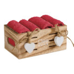 DAS HOME ΣΕΤ ΠΕΤΣΕΤΕΣ 4ΤΕΜΑΧΙΩΝ SOFT 4009 RED DAS HOME