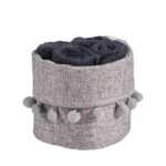 DAS HOME ΣΕΤ ΠΕΤΣΕΤΕΣ 4ΤΕΜΑΧΙΩΝ SOFT 4011 BLACK DAS HOME