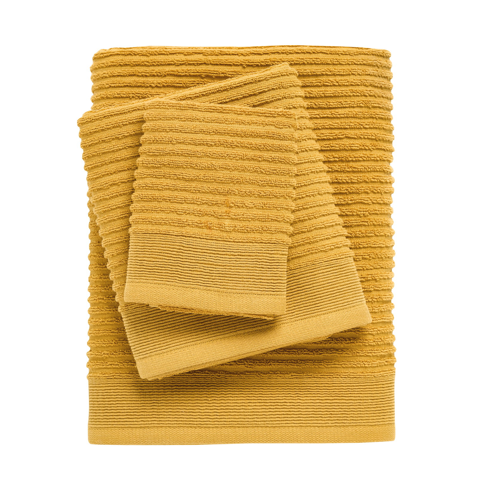 530708180742.jpg DAS HOME ΣΕΤ ΠΕΤΣΕΤΕΣ 3ΤΕΜΑΧΙΑ DAILY 0742 OCHRE DAS HOME - Image 1