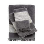 DAS HOME ΣΕΤ ΠΕΤΣΕΤΕΣ 3ΤΕΜΑΧΙΑ DAILY 0746 DARK GREY DAS HOME