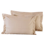 DAS HOME 1002 ΖΕΥΓΟΣ ΜΑΞΙΛΑΡΟΘΗΚΕΣ BEIGE BEIGE DAS HOME