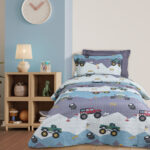 DAS KIDS ΖΕΥΓΟΣ ΜΑΞΙΛΑΡΟΘΗΚΕΣ 4926 GREEN, GREY DAS HOME - Image 2