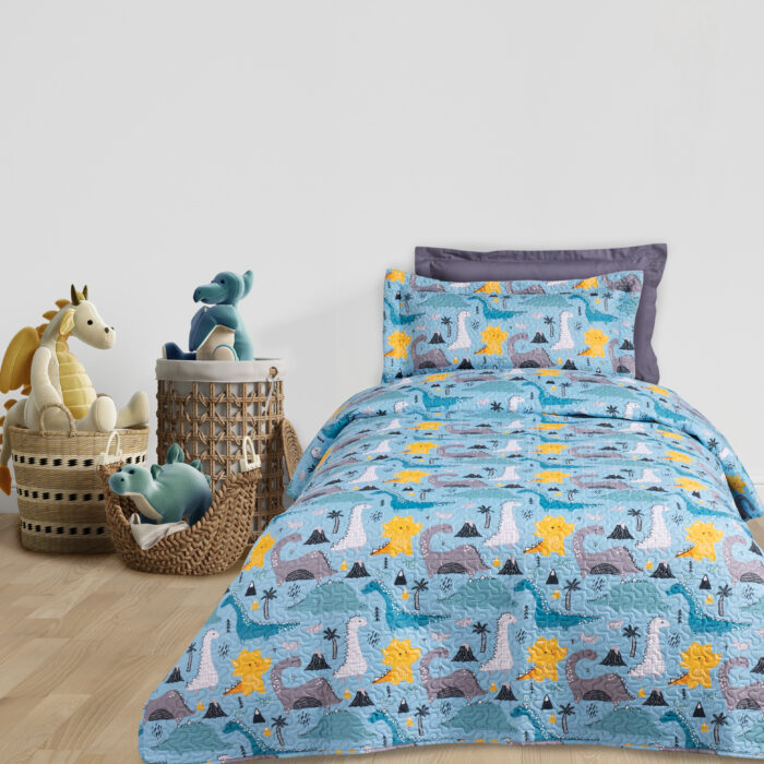 DAS KIDS ΖΕΥΓΟΣ ΜΑΞΙΛΑΡΟΘΗΚΕΣ 4928 BLUE, GREY DAS HOME - Image 2