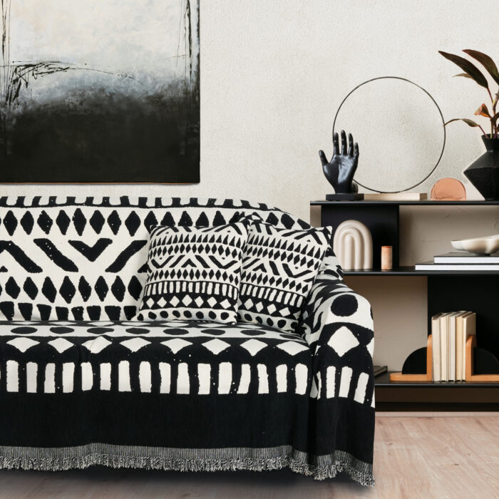 DAS HOME ΜΑΞΙΛΑΡΙ ΦΙΓΟΥΡΑΣ 40Χ40 0277 BLACK, CREAM DAS HOME - Image 2