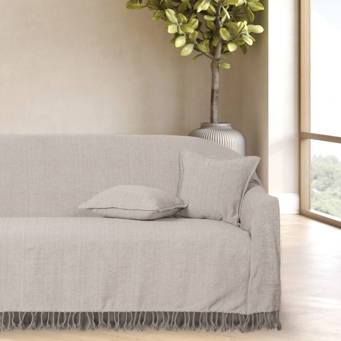 DAS HOME ΜΑΞΙΛΑΡΙ ΦΙΓΟΥΡΑΣ 40Χ40 0272 LIGHT GREY DAS HOME - Image 2