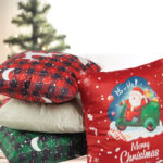 DAS HOME CHRISTMAS ΜΑΞΙΛΑΡΙ ΦΙΓΟΥΡΑΣ 45X45 0852 RED DAS HOME - Image 2