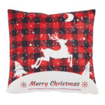 DAS HOME CHRISTMAS ΜΑΞΙΛΑΡΙ ΦΙΓΟΥΡΑΣ 45X45 0853 RED DAS HOME