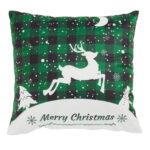 DAS HOME CHRISTMAS ΜΑΞΙΛΑΡΙ ΦΙΓΟΥΡΑΣ 45X45 0854 GREEN DAS HOME