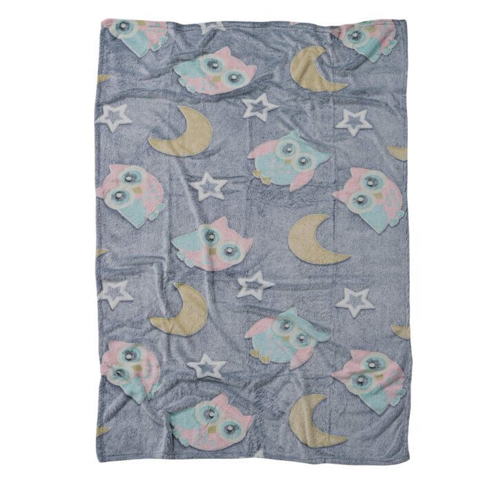DAS BABY ΚΟΥΒΕΡΤΑ FLEECE ΑΓΚΑΛΙΑΣ RELAX 4864 ΓΚΡΙ, ΚΙΤΡΙΝΟ, ΡΟΖ DAS HOME - Image 2