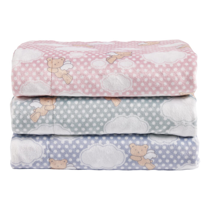 DAS BABY ΚΟΥΒΕΡΤΑ FLEECE ΑΓΚΑΛΙΑΣ RELAX 4901 MINT DAS HOME - Image 3