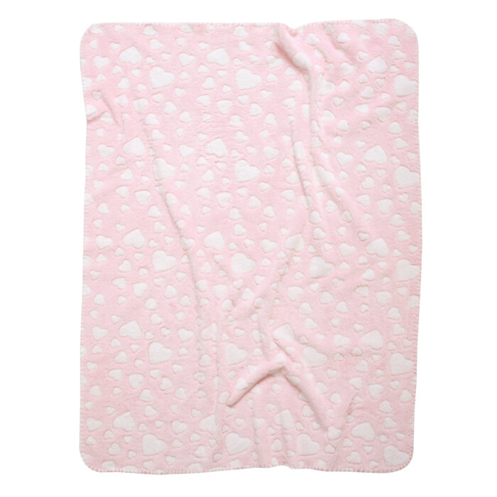 DAS BABY ΚΟΥΒΕΡΤΑ FLEECE ΑΓΚΑΛΙΑΣ RELAX 4907 PINK DAS HOME - Image 2