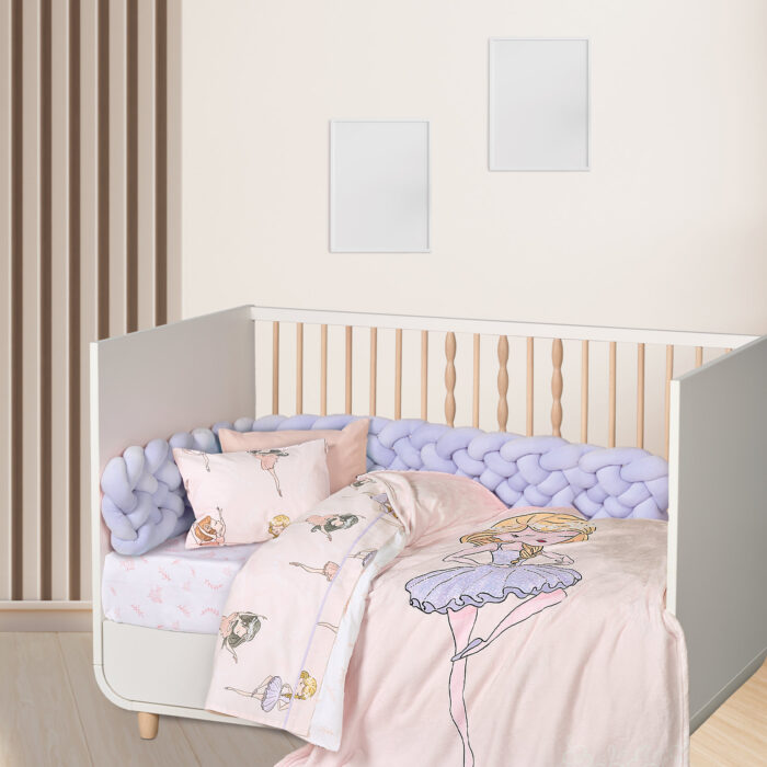 DAS BABY ΚΟΥΒΕΡΤΑ FLEECE ΑΓΚΑΛΙΑΣ FUN 4913 LILAC, PINK DAS HOME - Image 2