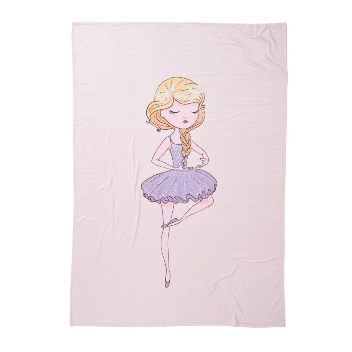DAS BABY ΚΟΥΒΕΡΤΑ FLEECE ΑΓΚΑΛΙΑΣ FUN 4913 LILAC, PINK DAS HOME - Image 3