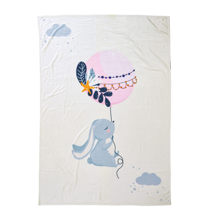 DAS BABY ΚΟΥΒΕΡΤΑ FLEECE ΑΓΚΑΛΙΑΣ FUN 4915 LIGHT BLUE, MINT, PINK DAS HOME - Image 3