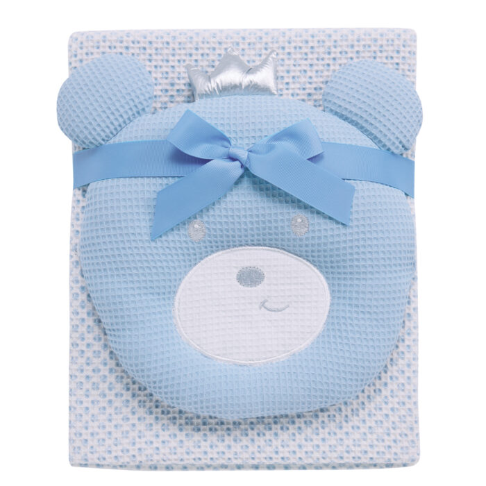 DAS BABY ΚΟΥΒΕΡΤΑ ΠΙΚΕ ΑΓΚΑΛΙΑΣ RELAX 4959 BLUE, WHITE DAS HOME - Image 3