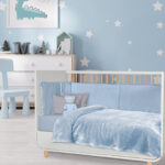 DAS BABY ΚΟΥΒΕΡΤΑ VELOUR ΑΓΚΑΛΙΑΣ RELAX 1344 ΓΑΛΑΖΙΟ DAS HOME - Image 2