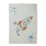 DAS BABY ΚΟΥΒΕΡΤΑ FLEECE ΚΟΥΝΙΑΣ FUN 4912 BLUE, GREY, ORANGE DAS HOME - Image 3