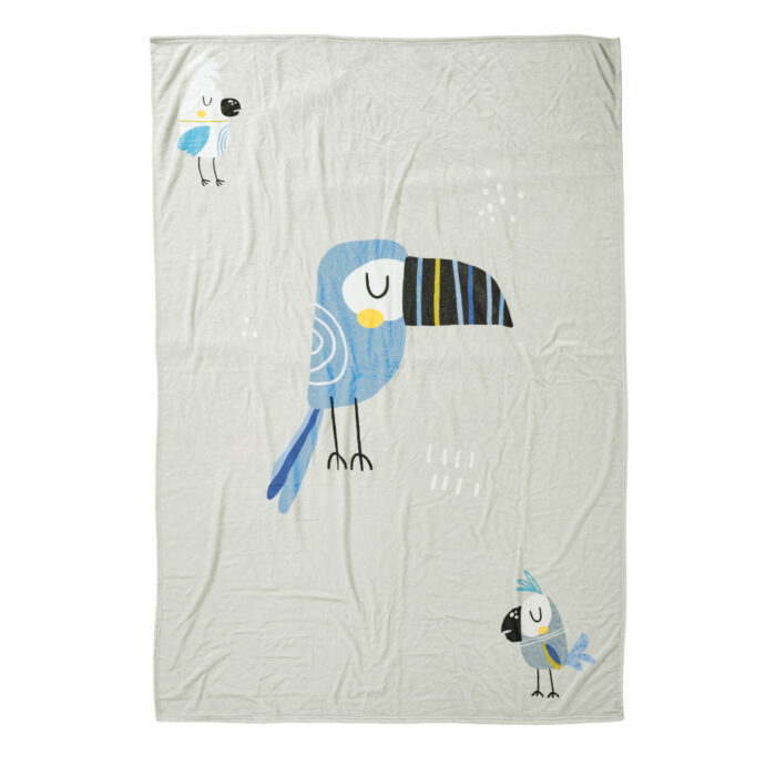 DAS BABY ΚΟΥΒΕΡΤΑ FLEECE ΚΟΥΝΙΑΣ FUN 4914 BLUE, GREY, MINT DAS HOME - Image 3