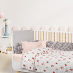 DAS BABY ΚΟΥΒΕΡΤΑ-ΜΟΥΣΕΛΙΝΑ ΚΟΥΝΙΑΣ RELAX 6621 ΚΟΚΚΙΝΟ, ΛΕΥΚΟ DAS HOME - Image 2