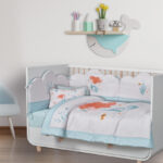 DAS BABY ΚΟΥΒΕΡΛΙ FUN 4876 ΛΙΛΑ, ΜΕΝΤΑ, ΡΟΖ DAS HOME