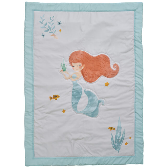 DAS BABY ΚΟΥΒΕΡΛΙ FUN 4876 ΛΙΛΑ, ΜΕΝΤΑ, ΡΟΖ DAS HOME - Image 2