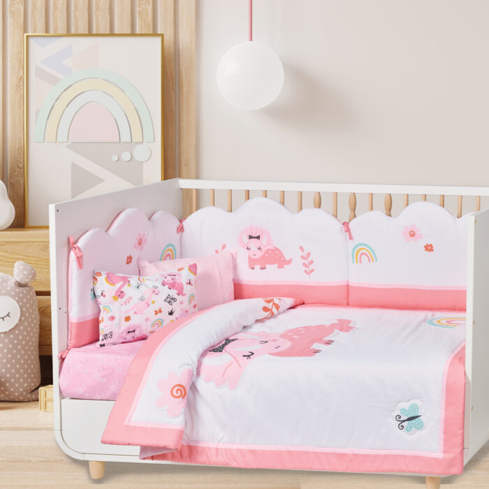DAS BABY ΚΟΥΒΕΡΛΙ ΚΟΥΝΙΑΣ FUN 4936 PINK, WHITE DAS HOME - Image 2