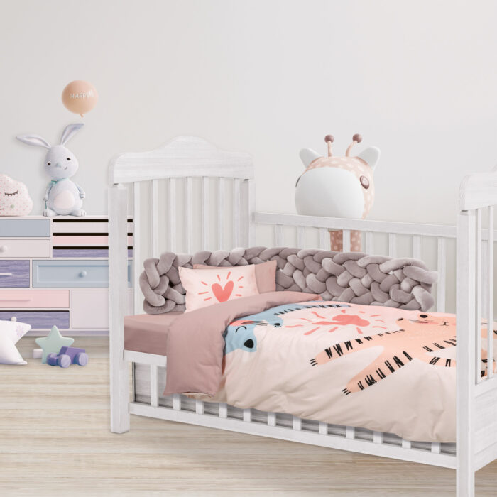 DAS BABY ΣΕΤ ΣΕΝΤΟΝΙΑ ΚΟΥΝΙΑΣ SMILE DIGITAL 4854 ΓΚΡΙ, ΣΟΜΟΝ DAS HOME - Image 2