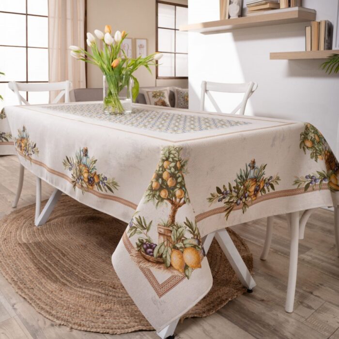 Τραπεζομάντηλο Mediterraneo - 140x220cm της TEORAN - Image 3