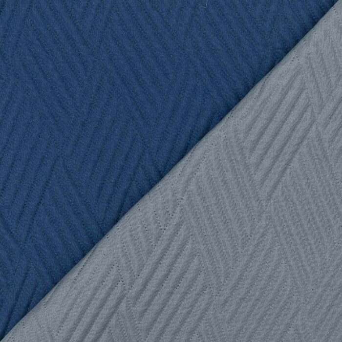 Κουβερλί Diamond Υπέρδιπλο 220 x 240 cm  100% Πολυέστερ Σιέλ-Γκρι BOREA - Image 7