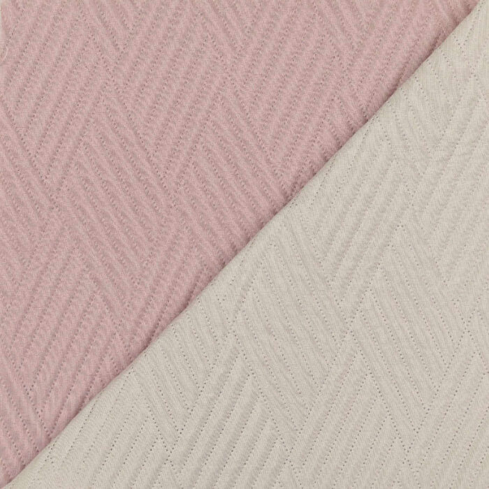 Κουβερλί Diamond Υπέρδιπλο 220 x 240 cm  100% Πολυέστερ Σιέλ-Γκρι BOREA - Image 5