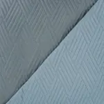 Κουβερλί Diamond Υπέρδιπλο 220 x 240 cm  100% Πολυέστερ Σιέλ-Γκρι BOREA - Image 9