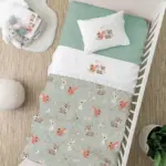 Κουβερλί Κούνιας Woodland 110 x 140 cm  100% Βαμβάκι Βεραμάν BOREA