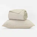 Κουβερλί Σετ Croiset Υπέρδιπλο 220 x 240 cm + (2) 50 x 70 cm  100% Πολυέστερ Εκρού BOREA - Image 10