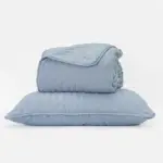 Κουβερλί Σετ Croiset Υπέρδιπλο 220 x 240 cm + (2) 50 x 70 cm  100% Πολυέστερ Μέντα BOREA - Image 16