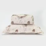 Κουβερλί Σετ Goodnight Moνό Ροζέ 160 x 220 cm + 50 x 70 cm  100% Πολυέστερ Ροζέ BOREA - Image 2