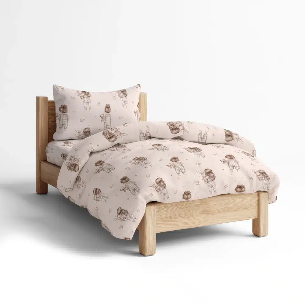paplomatothiki-goodnight-moni-roze.webp Παπλωματοθήκη Σετ Goodnight Μονή Ροζέ 160 x 240 cm + 50 x 70 cm 100% Βαμβάκι Ροζέ BOREA - Image 1