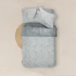 Παπλωματοθήκη Εμπριμέ Bloom Υπέρδιπλη 220 x 240 cm  100% Βαμβάκι Ροζέ BOREA