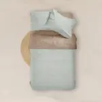 Παπλωματοθήκη Εμπριμέ Margot Μονή 160 x 240 cm  100% Βαμβάκι Μέντα BOREA