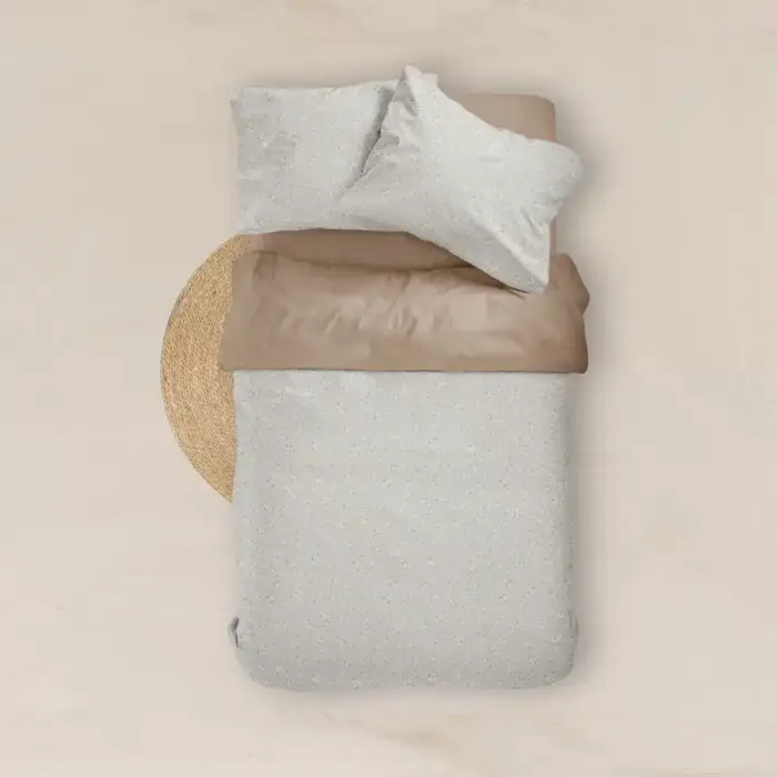 Παπλωματοθήκη Εμπριμέ Margot Μονή 160 x 240 cm  100% Βαμβάκι Μέντα BOREA - Image 2