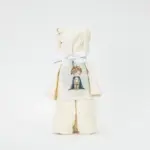 Πετσέτα Αρκουδάκι Little King 50 x 90 cm  100% Βαμβάκι Λευκό BOREA
