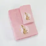 Πετσέτες Σετ 2ΤΜΧ Blush Ροζ 70 x 120 / 30 x 50 cm  100% Βαμβάκι Ροζ BOREA