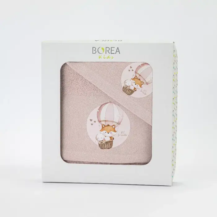 Πετσέτες Σετ 2ΤΜΧ Cutiepies 70 x 120 / 30 x 50 cm  100% Βαμβάκι Πούδρα BOREA - Image 3